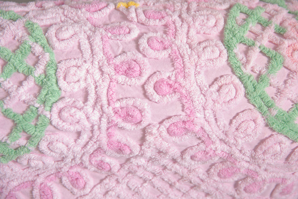 Rare Beautiful “Auntie Em” Chenille Gown in Slipper Pink