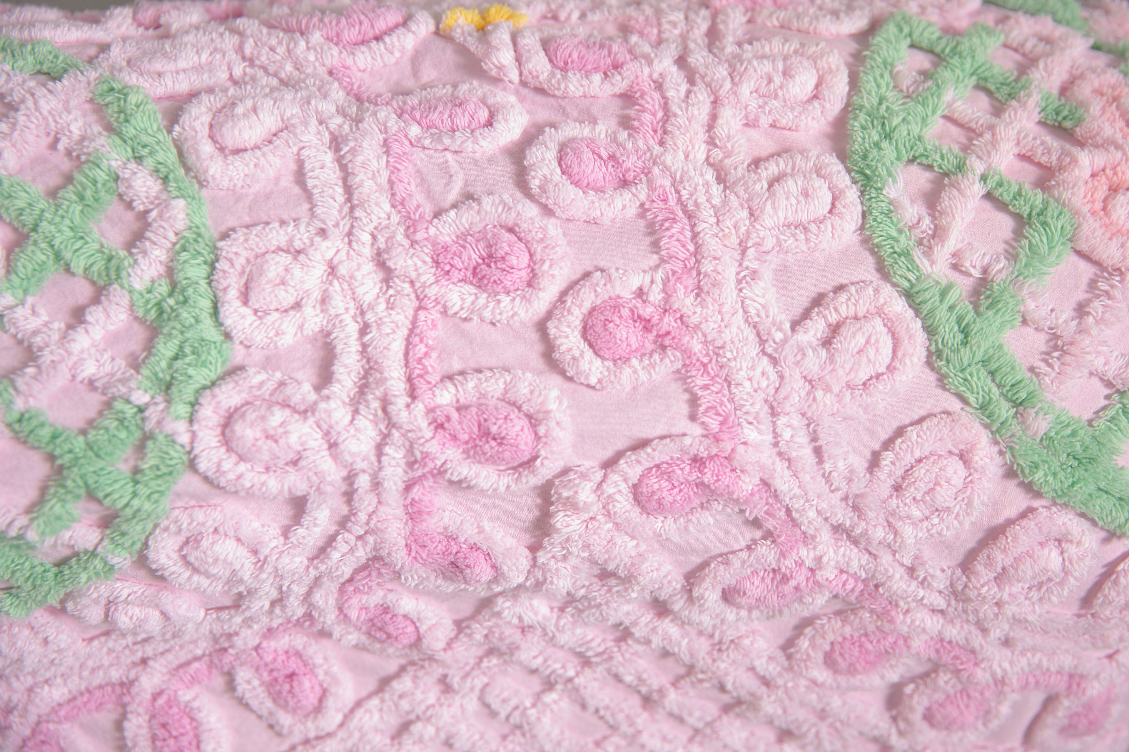Rare Beautiful “Auntie Em” Chenille Gown in Slipper Pink