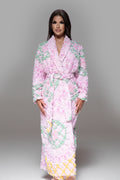 Rare Beautiful “Auntie Em” Chenille Gown in Slipper Pink