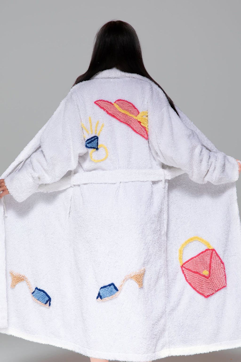 Exclusive “Diva” Chenille bathrobe