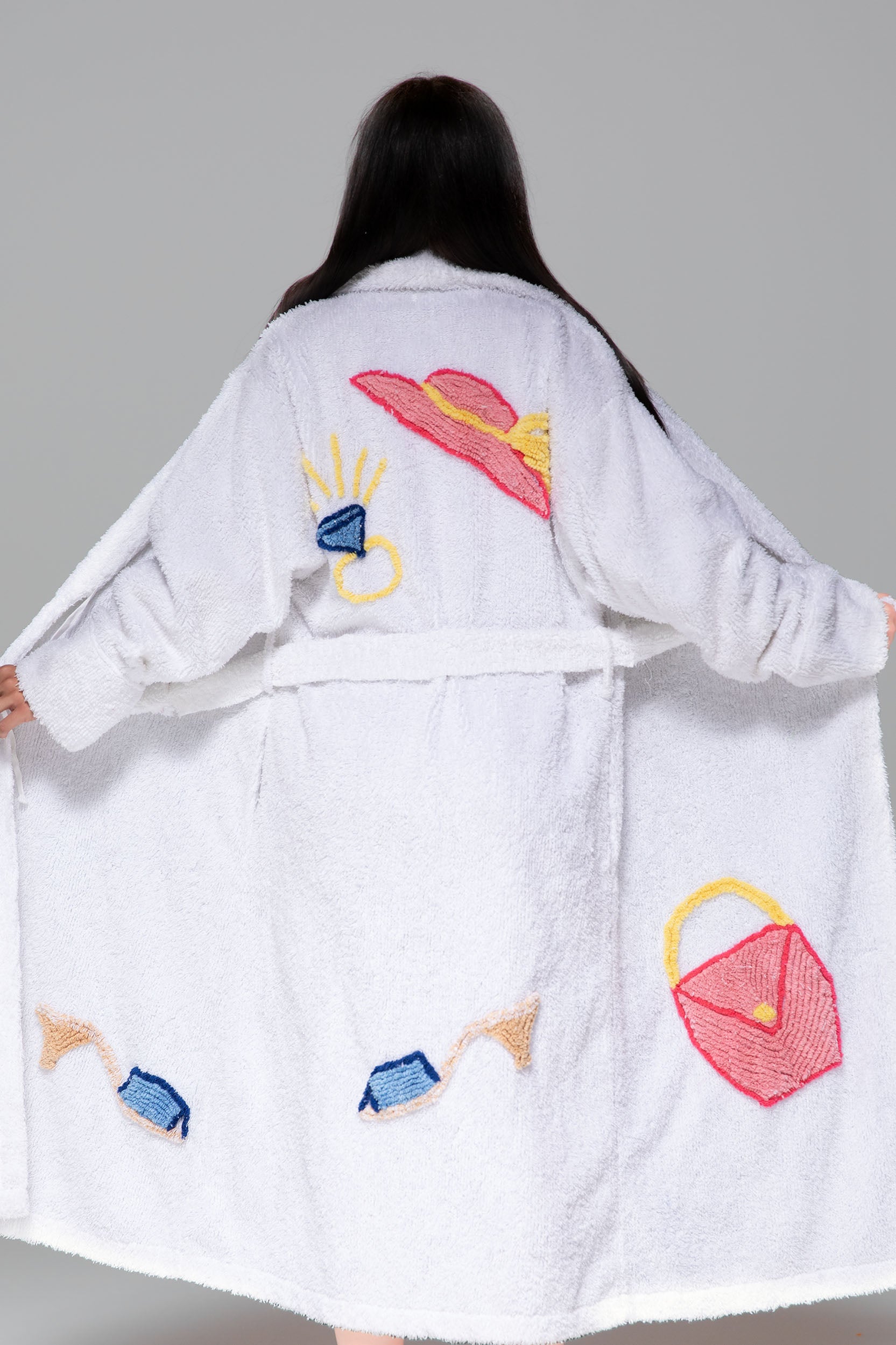 Exclusive “Diva” Chenille bathrobe