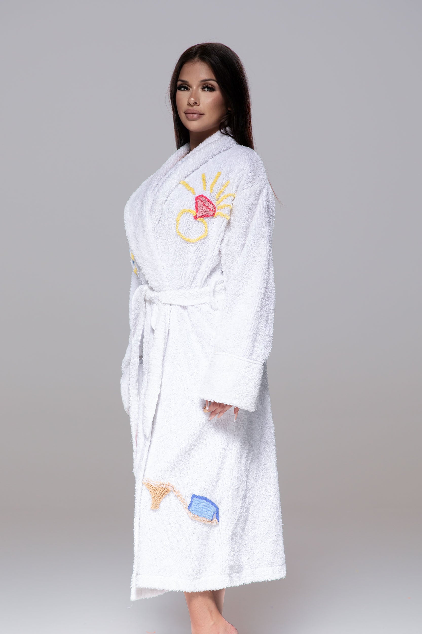 Exclusive “Diva” Chenille bathrobe