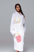 Exclusive “Diva” Chenille bathrobe