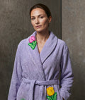 Tiptoe Thru the Tulips Robe in lilac