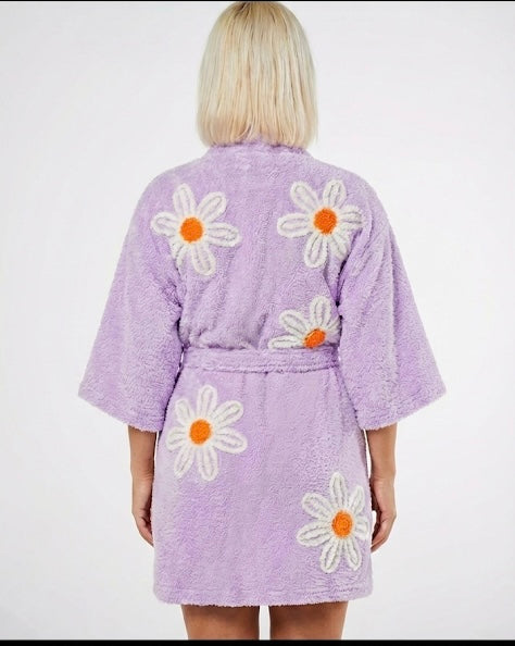 Falling Daisies Bathrobe
