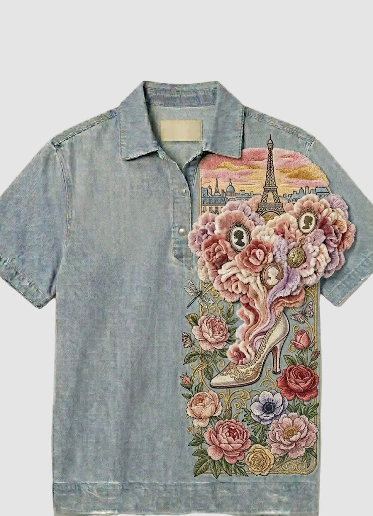 Paris Flowers Polo