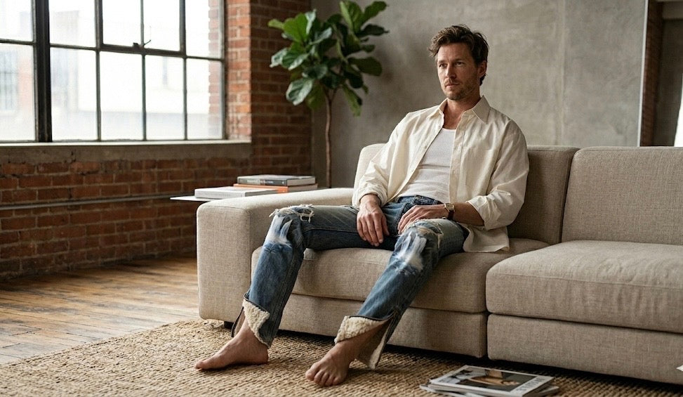 Waterfall Jeans cream