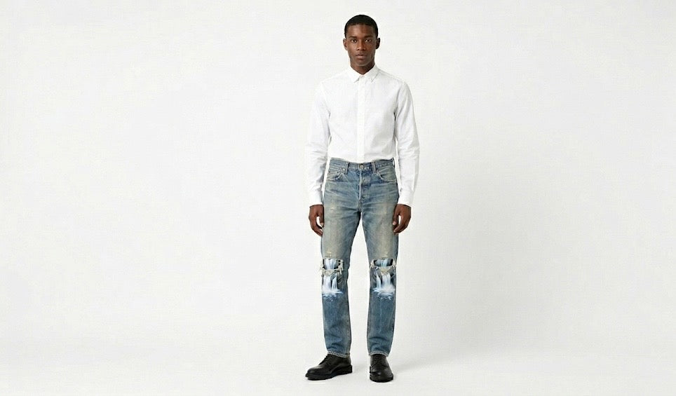 Waterfall Jeans cream