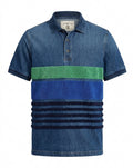North Seas Block Stripe Polo