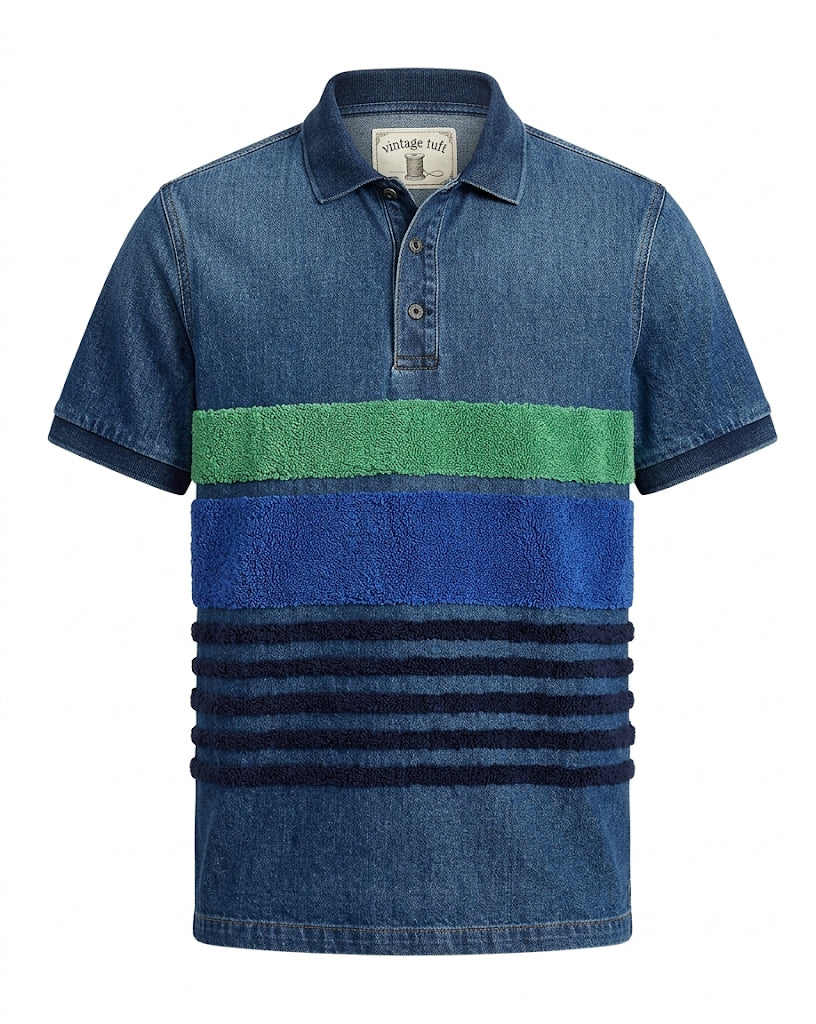 North Seas Block Stripe Polo