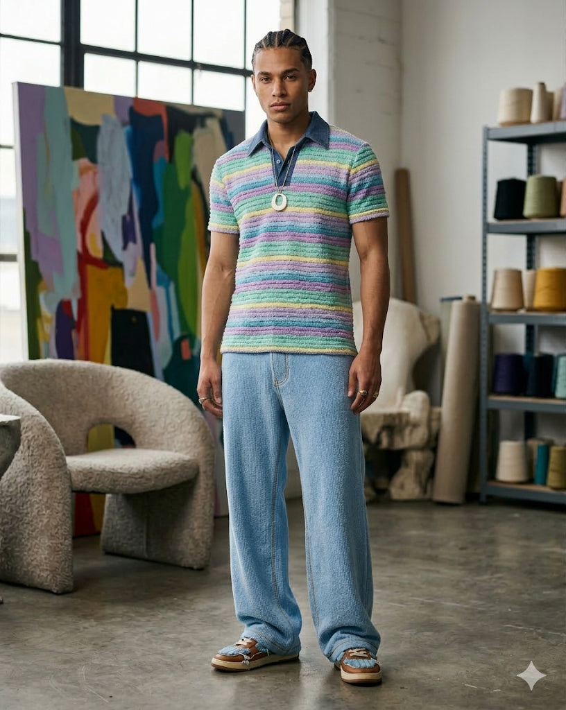 Lightbreak Block Stripe Polo