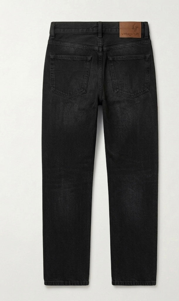 Wave Tuft Denim jeans Black