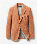 The Archivist Chenille Blazer- Georgia Peach