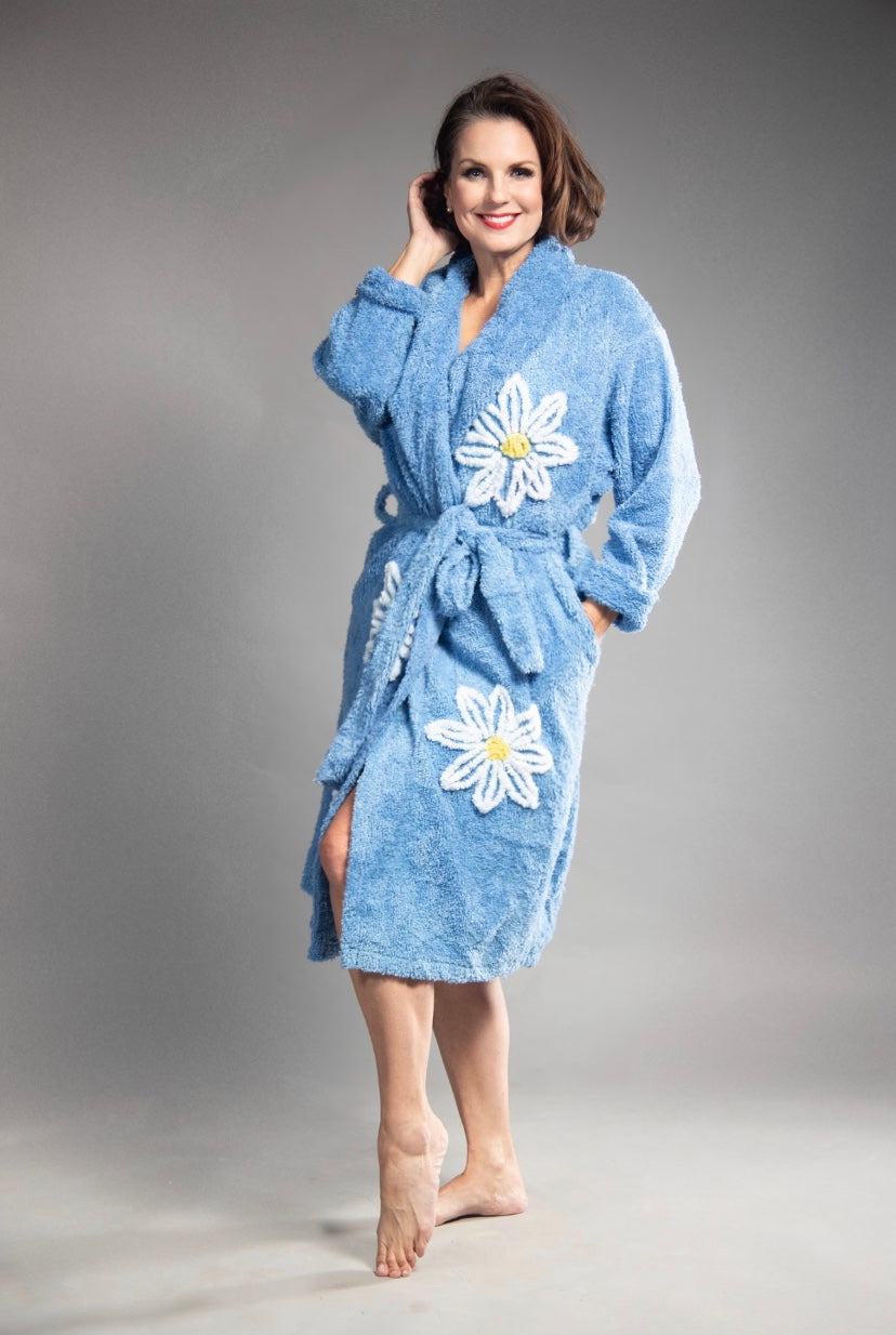 Falling Daisies Bathrobe