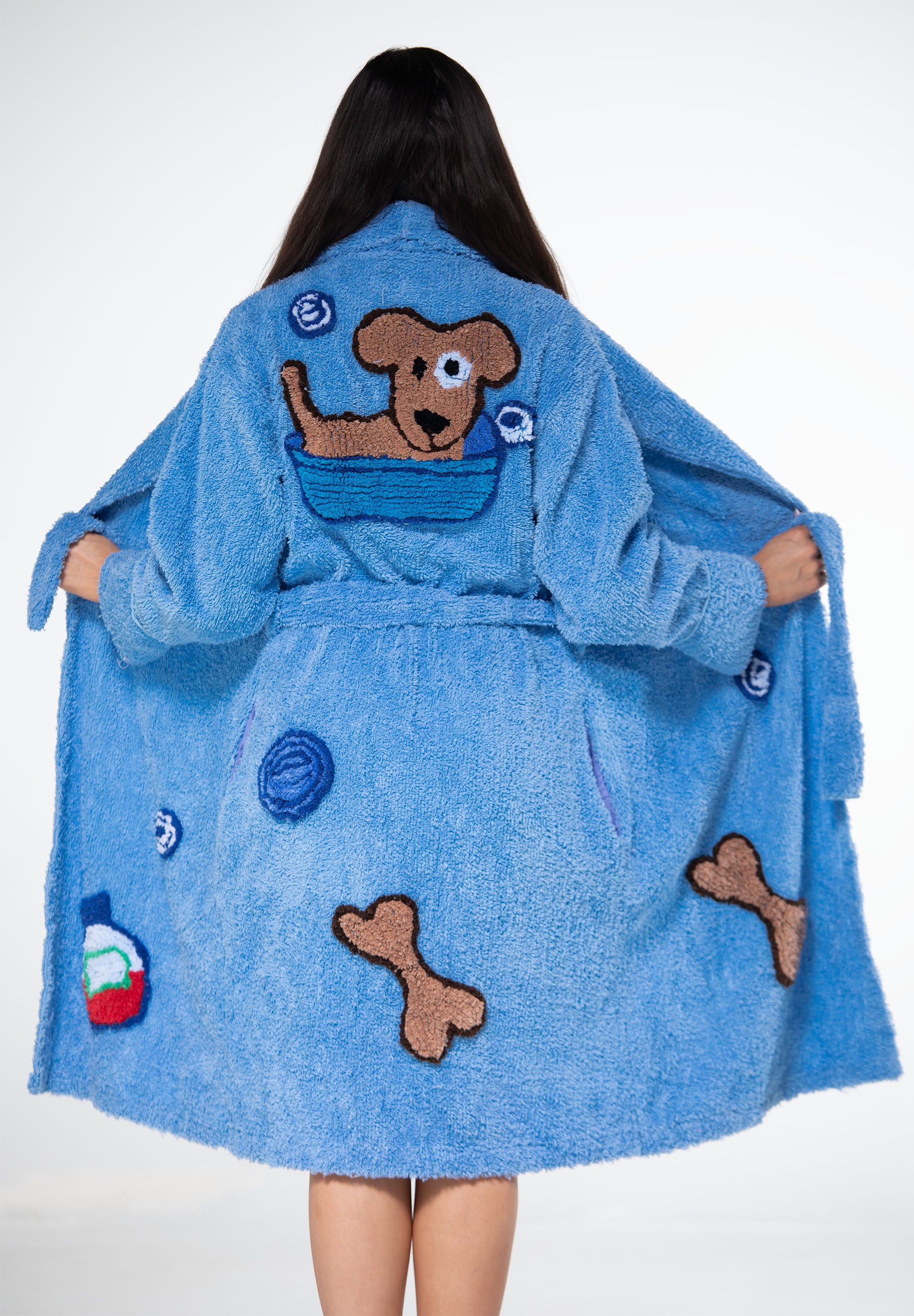 Doggie Wash in Bedroom Blue