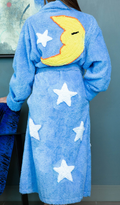 Moon and Stars Chenille Robe