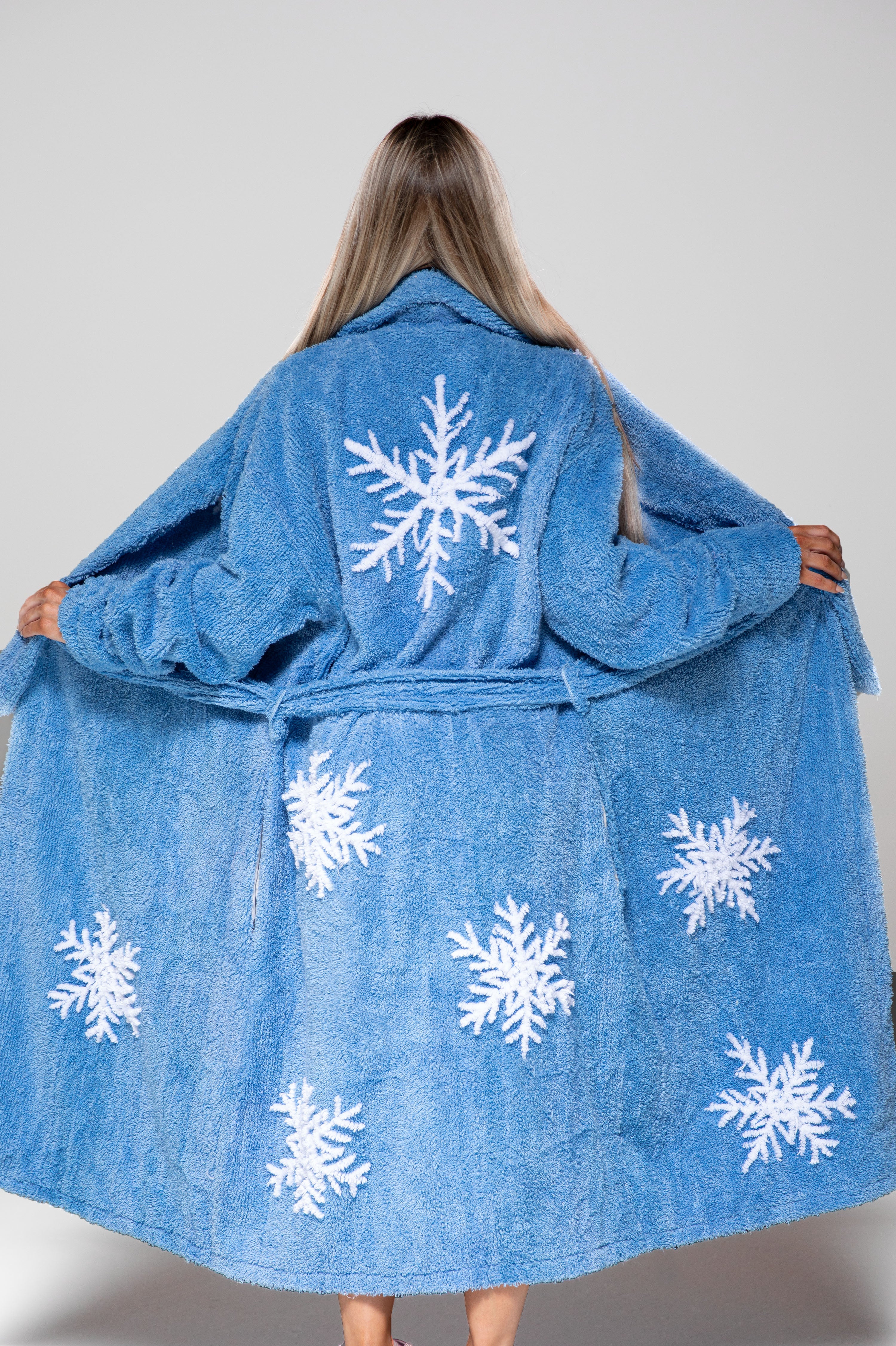 Snowflake in Bedroom Blue
