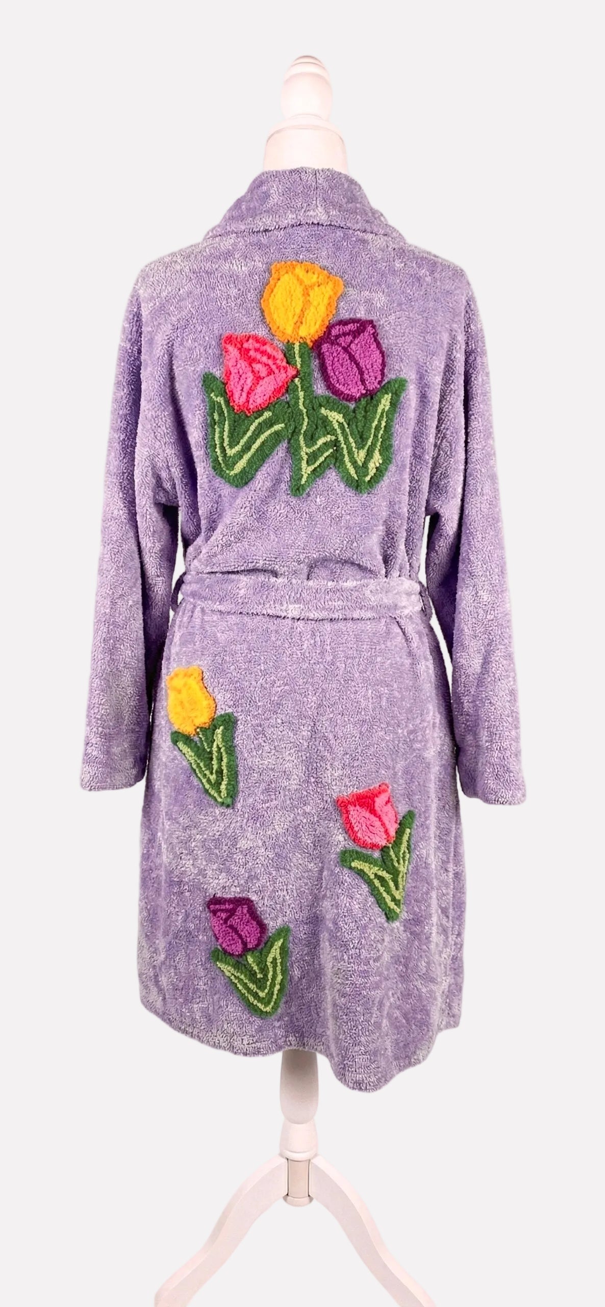 Tiptoe Thru the Tulips Robe in lilac