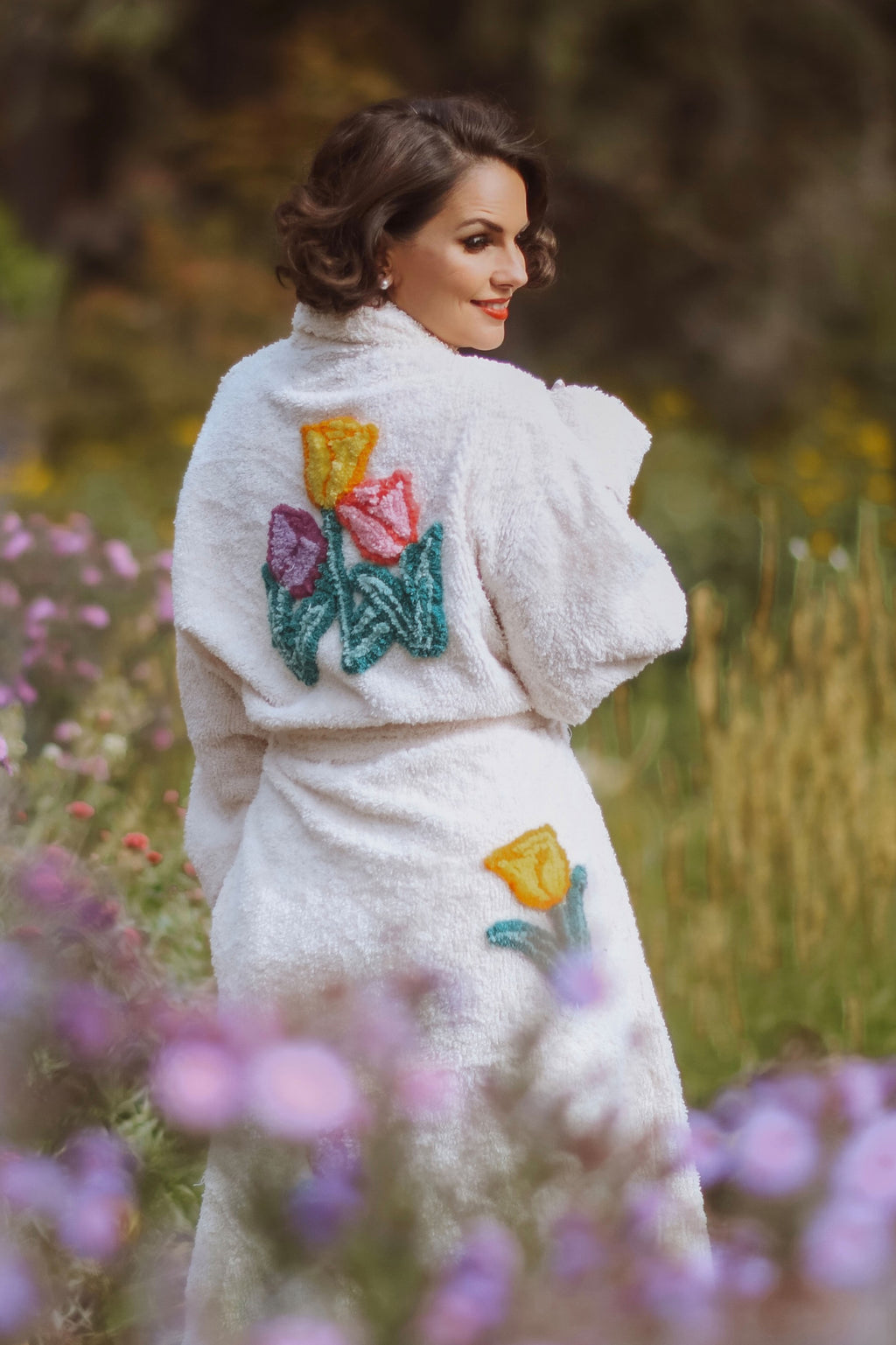 Tiptoe Thru the Tulips Robe